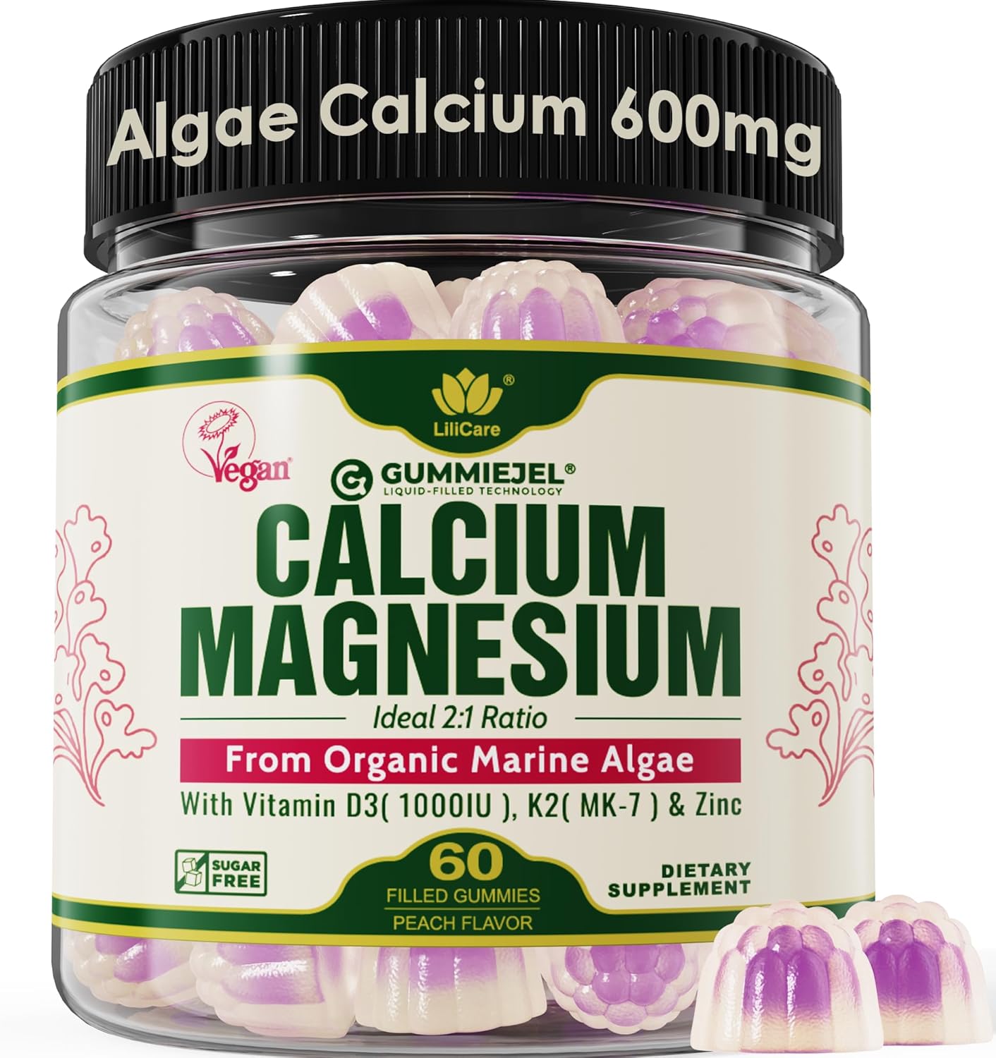 Red Algae Calcium Gummies