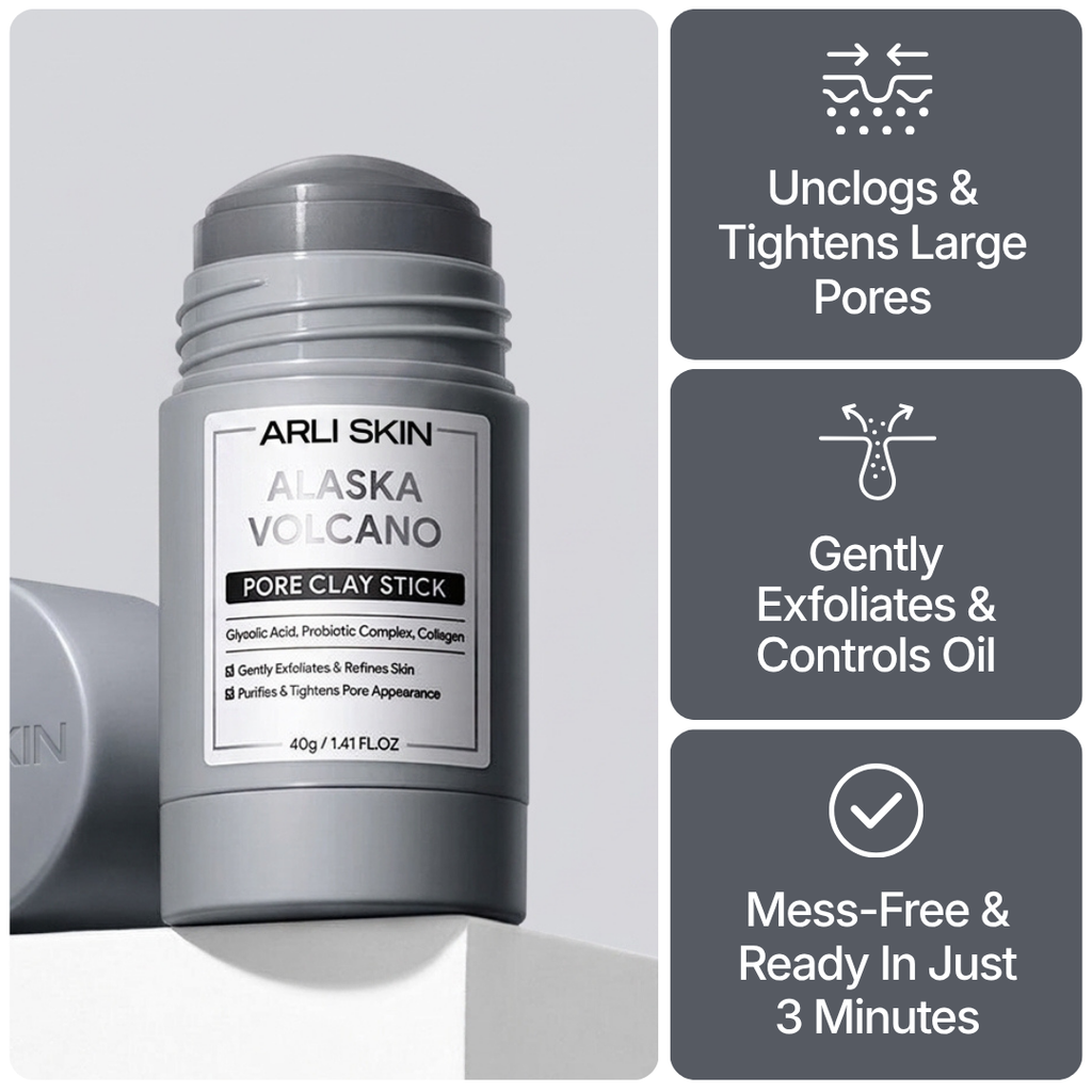 Alaska Volcano Clay Stick Mask