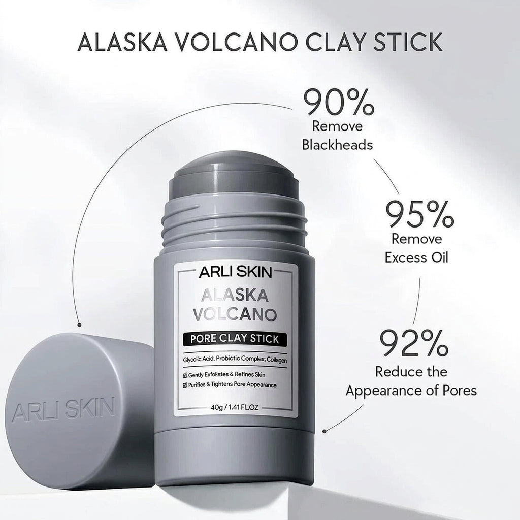 Alaska Volcano Clay Stick Mask