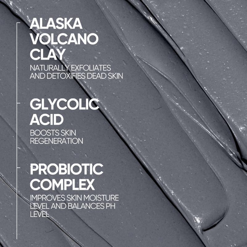 Alaska Volcano Clay Stick Mask