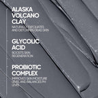 Alaska Volcano Clay Stick Mask